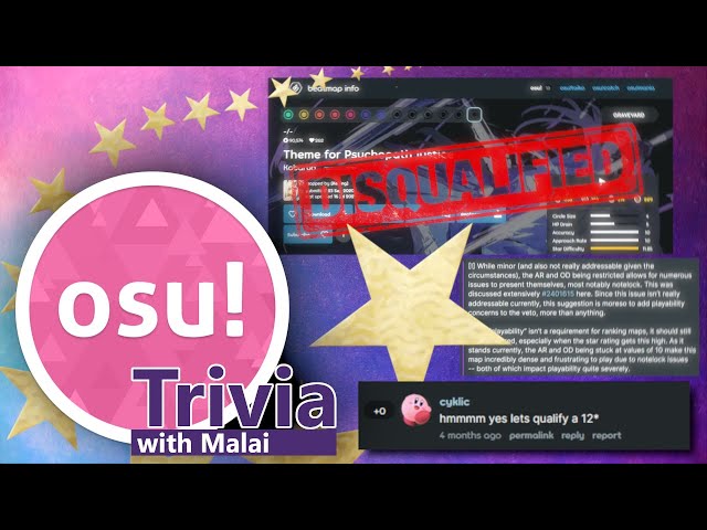 Why this 12* map got disqualified? - osu!Trivia #shorts