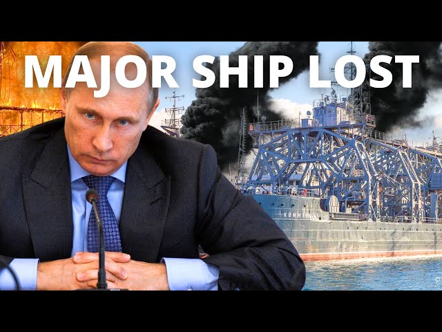 MAJOR RUSSIAN SHIP SINKS, UKRAINE STRIKES! Breaking Ukraine War News With The Enforcer (Day 788)