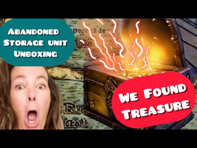UNBOXING the first 3 boxes from an ABANDONED STORAGE UNIT, and we found TREASURE!