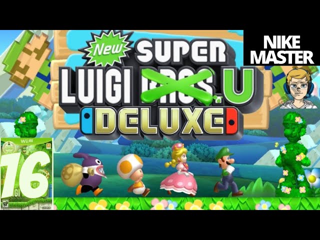 Let's Play New Super Luigi U Deluxe #16 Der Pilz-Palast NIKE MASTER