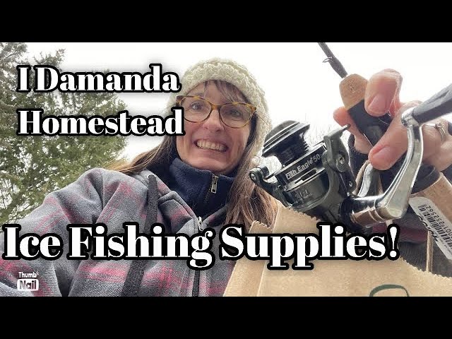 Ice Fishing Supplies Shopping Spree!