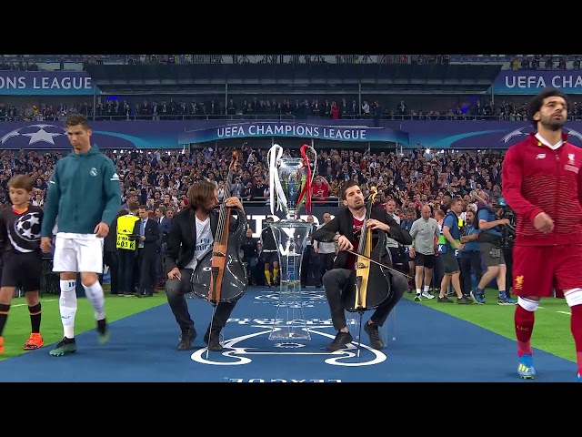 2CELLOS performance at the 2018 UEFA Champions League Final