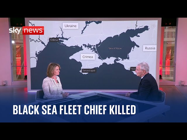 Ukraine claims Black Sea fleet commander has been killed