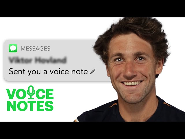 Casper Ruud Answers Voice Notes from Famous Athletes | Eurosport