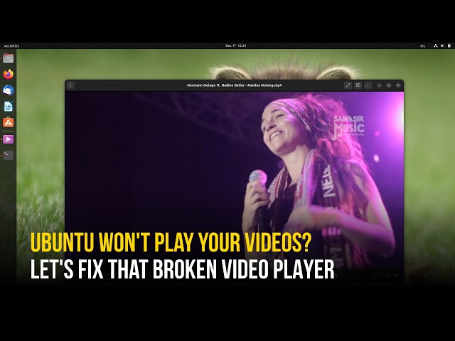 Fix Ubuntu Not Playing Videos (MP4, MKV) & Crash After Installing Codecs on 22.04, 22.10