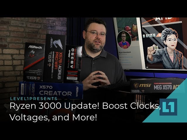 Ryzen 3000 Update! Boost Clocks, Voltages, and More!
