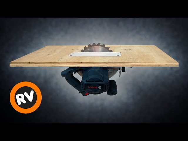 Homemade TABLE SAW with CIRCULAR SAW - Building 3 in 1 Workshop - Part 1