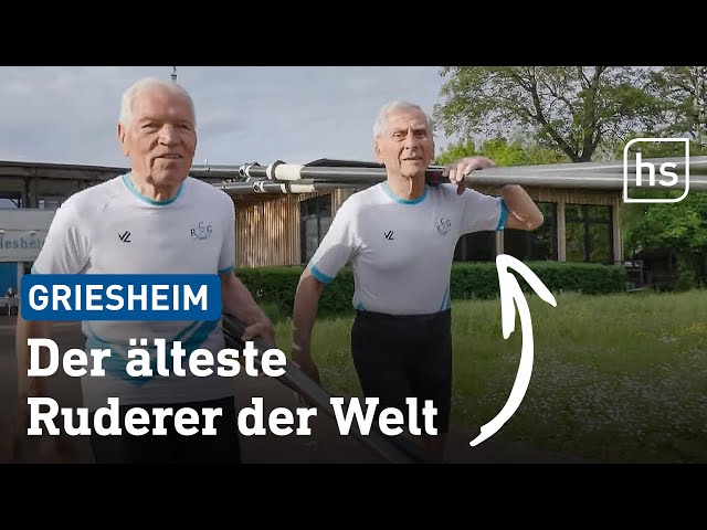 Mit 97 Jahren: Walter ist offiziell der älteste Ruderer der Welt | hessenschau