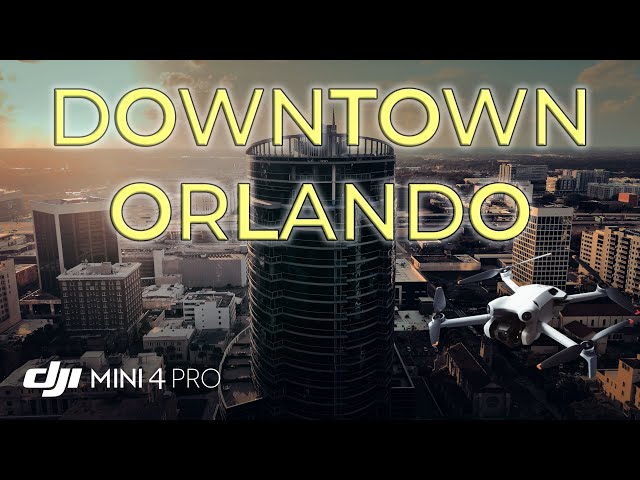 DJI Mini 4 Pro Footage - Downtown Orlando
