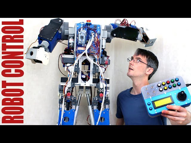 Building Robot X #10 | Robot Arm Control | James Bruton