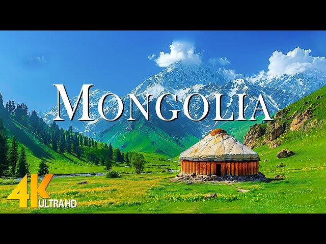 Mongolia 4K - Scenic Relaxation Film With Relaxing Piano Music