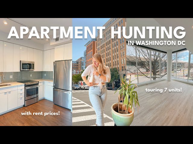 APARTMENT HUNTING IN WASHINGTON DC 🏡 touring 7 units with rent prices included! | Charlotte Pratt