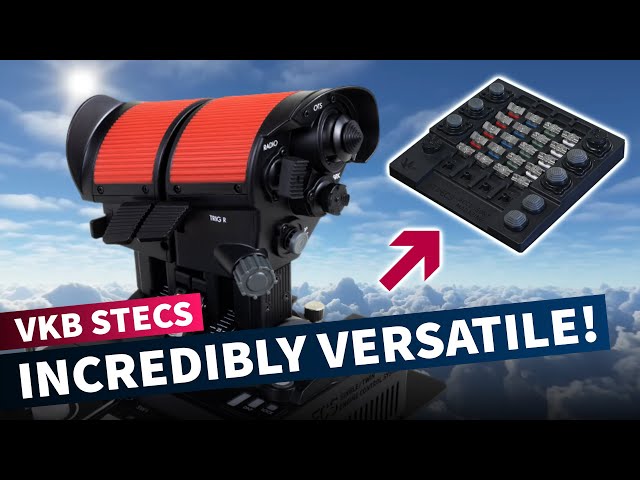 VKB STECS Review: The Only Throttle With Swappable Control Modules!