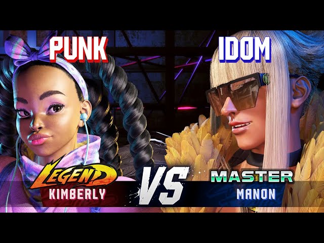 SF6 ▰ PUNK (Kimberly) vs IDOM (Manon) ▰ High Level Gameplay