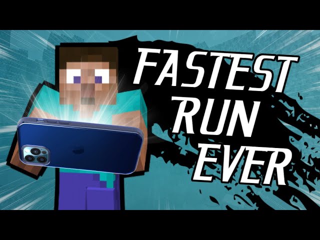 The Fastest Minecraft World Record Ever Was ON A PHONE