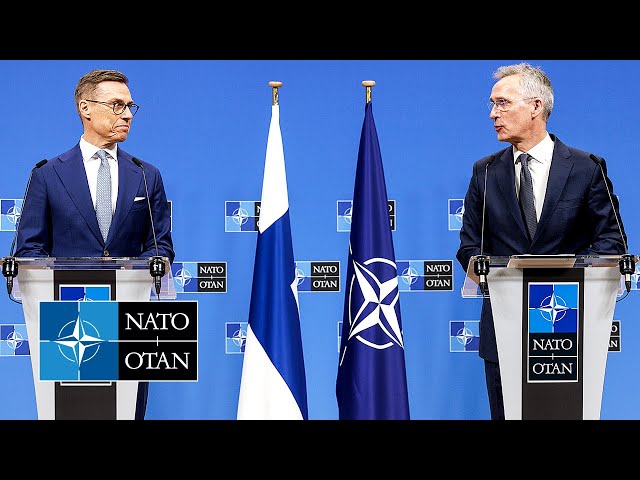 NATO Secretary General with the President of Finland 🇫🇮 Alexander Stubb, 10 APR 2024