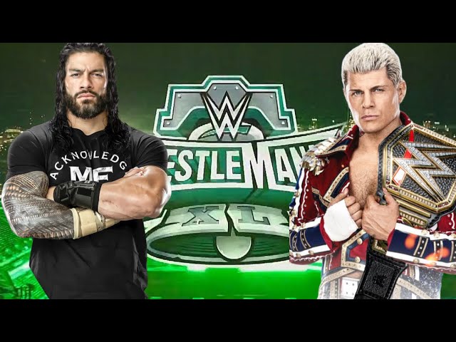 WrestleMania 40 Full Match WWE2k24