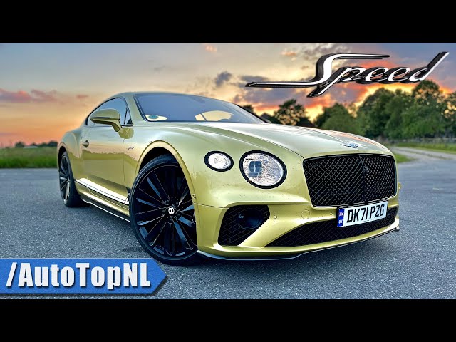 Bentley Continental GT SPEED *342km/h* REVIEW on AUTOBAHN by AutoTopNL