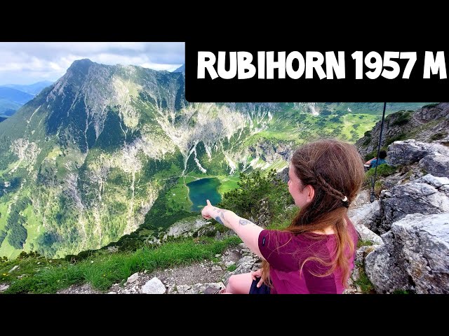 Traumhafte Bergtour über den Gaisalpsee zum Rubihorn Gipfelkreuz ( 1957m )