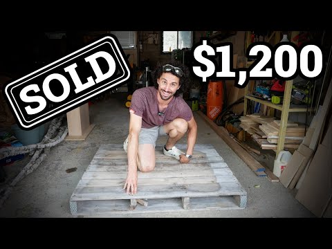 Turning a Free Pallet into a $1,200 Desk