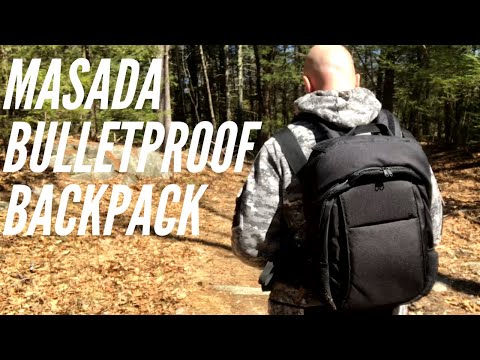 Masada Bullet-Proof Backpack & Front Panel: EDC Backpack With Added Protection from ZFI, Inc.