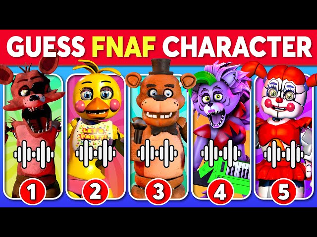 Guess The Five Night At Freddy's Character 🐻 By Dance, Emoji, Voice 💃 | FNAF Quiz 2024