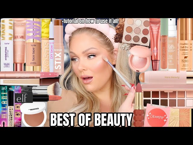 BEST OF BEAUTY 2023 🤩 BEAUTY FAVORITES (Drugstore & High End) & HOW TO USE IT ALL! KELLY STRACK