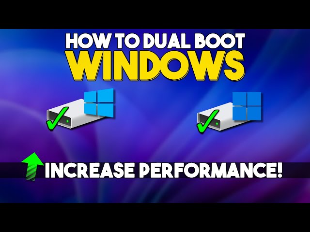 How to Dual Boot Windows - Optimize Windows for Gaming & Productivity!