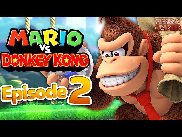 Mario vs. Donkey Kong Gameplay Walkthrough Part 2 - World 2 Donkey Kong Jungle!