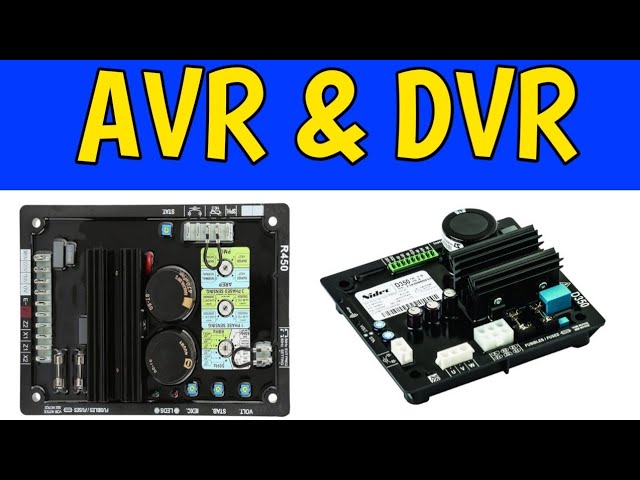The AVR & DVR explained automatic voltage regulator & Digital Votage regulators ,application analogy