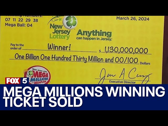 Mega Millions winning ticket sold
