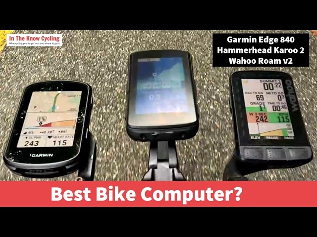 The Best Bike Computer | Edge 840 vs. Karoo 2 vs. Roam V2