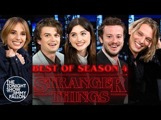 Best of Stranger Things S4: Joseph Quinn, Maya Hawke, Joe Keery, Jamie Campbell Bower & Natalia Dyer