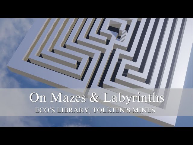 On Mazes & Labyrinths: Eco's library, Tolkien's mines
