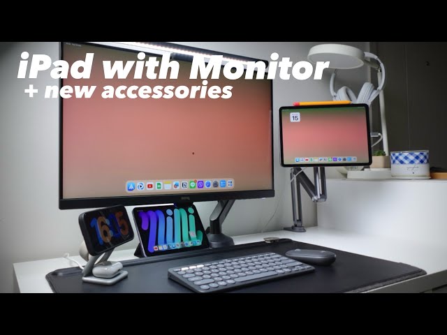 How I Connect My iPad to the Monitor & Desk Accessories