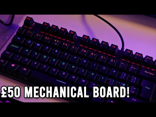 Mechanical keyboard on a BUDGET! Rapoo V500Pro Review
