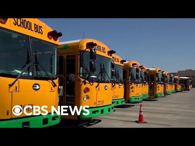Electrifying school buses and supporting teen mental health | Eye on America