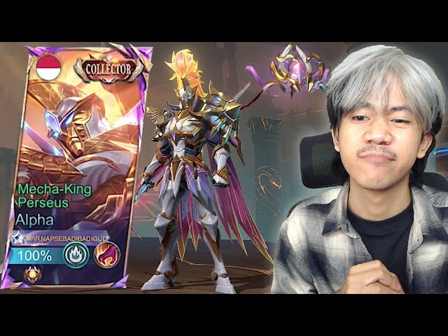 REVIEW SKIN COLLECTOR ALPHA MECHA KING PERSEUS - Mobile legends