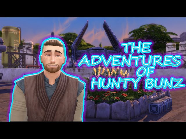 Hunty Bunz goes to Batuu! || The Sims 4 ||