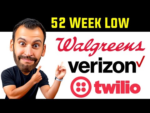 3 Stocks at 52 Week Low: Walgreens, Twilio, Verizon Stock Analysis