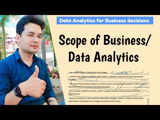 Scope of Business/Data analytics | hindi | analyst |data analytics for business decision | BBA,MBA