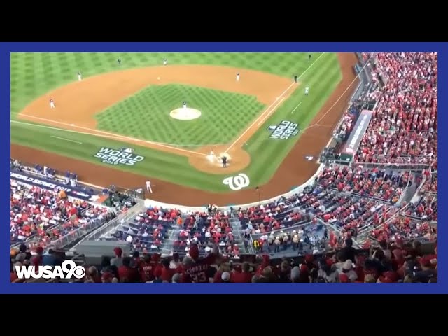 Crowd chants "lock him up!" at President Trump during Game 5 of World Series