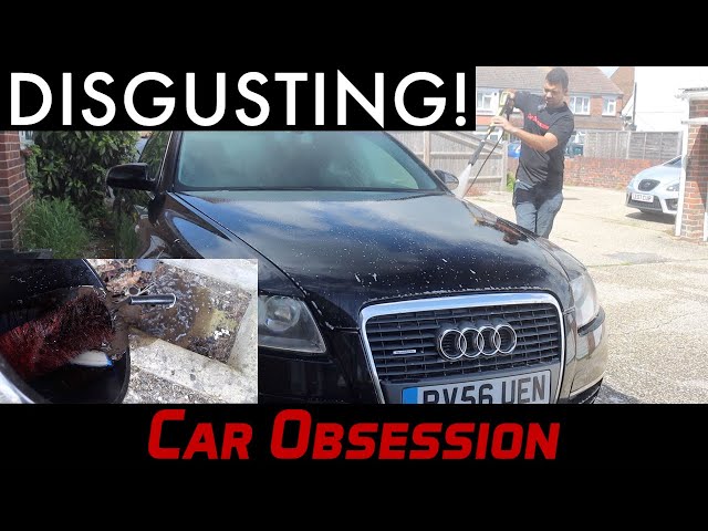 DISGUSTING! Cleaning My HIGH MILEAGE Audi A6 V6 Estate