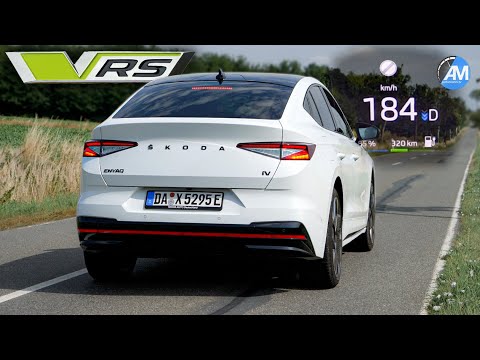 NEW! Enyaq RS Coupe (300hp) | 0-180 km/h acceleration🏁 | Automann in 4K