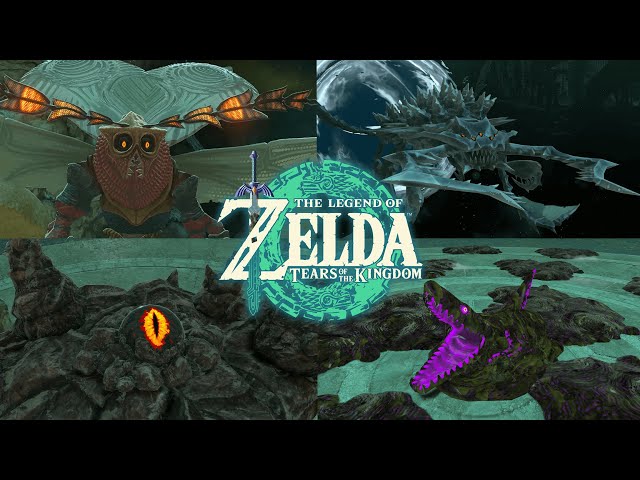 All Depths Bosses (Damageless, 60FPS) - Zelda TOTK