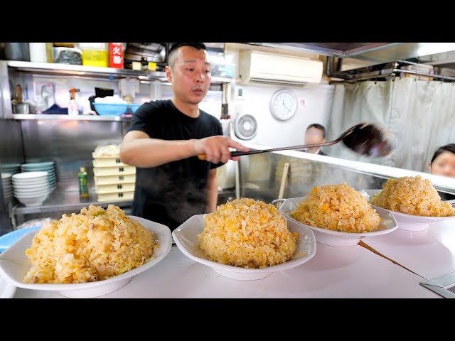 Unbelievable Fried Rice Rush! Great Chinese Restaurant in Tokyo Busy With Hungry Men!