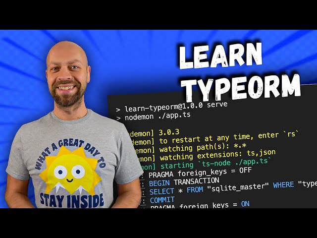 Learn TypeORM in 10 Minutes