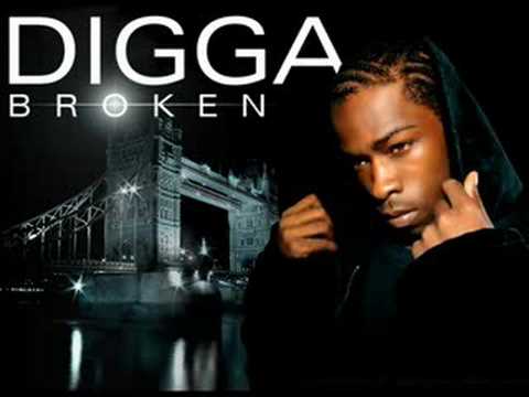 Digga - Broken  ♥with Lyrics♥