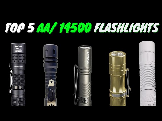 Top 5 AA/14500 Flashlights of 2023 (Weltool T1 vs Pokelit vs ReyLight vs TS10 vs Convoy)