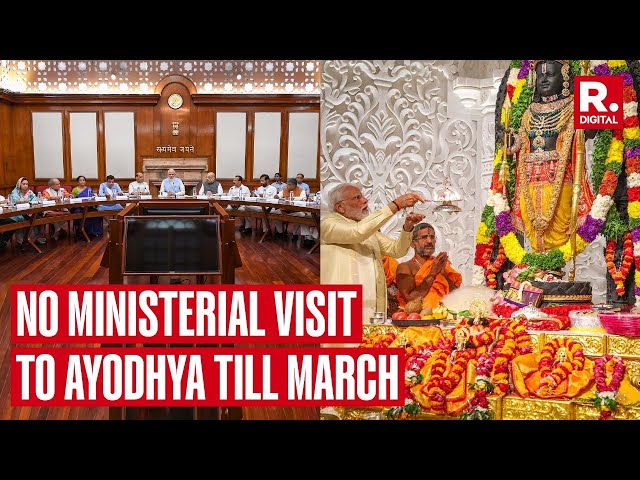 PM Narendra Modi Asks His Cabinet To Refrain From Visiting Ayodhya Ram Mandir; Here's Why